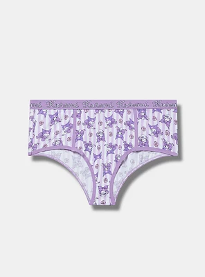 Kuromi Mid-Rise Cotton Cheeky Panty
