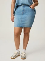 Denim Mini Skirt