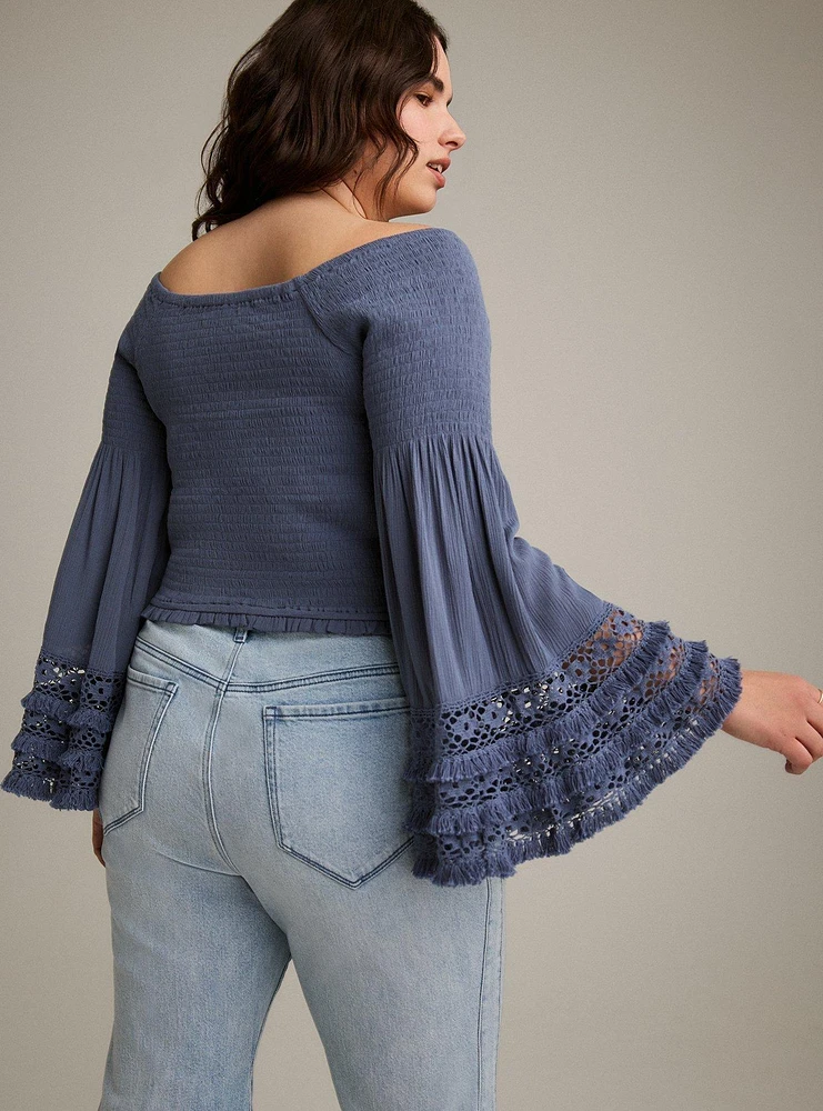 Festi Off-Shoulder Crop Top