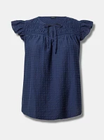 Smocked Yoke Top