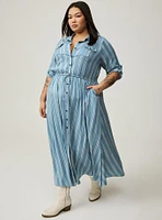 Maxi Challis Shirtdress