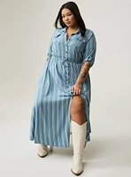 Maxi Challis Shirtdress