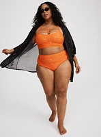 Mesh Kimono Cover-Up