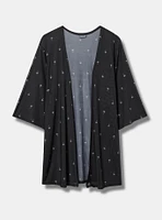 Mesh Kimono Cover-Up