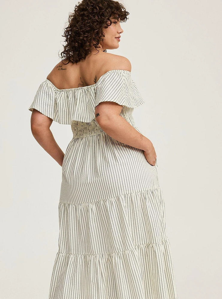 Tiered Midi Dress