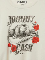 Johnny Cash Relaxed Cotton Crew Tee