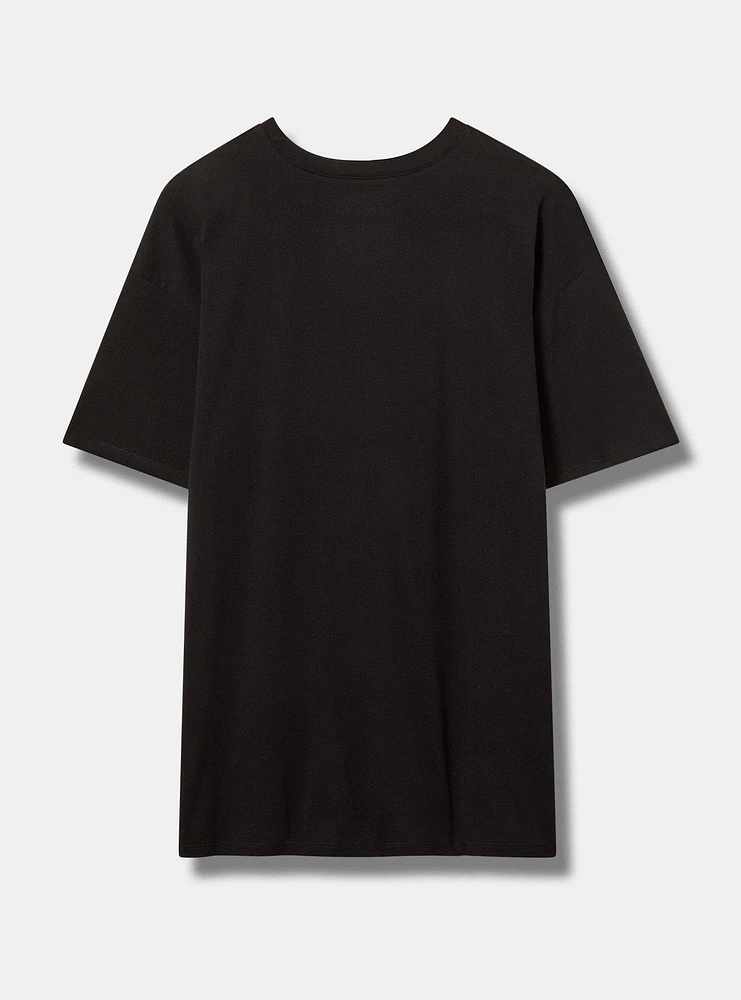 Black Sabbath Oversized Cotton Crew Tunic Tee