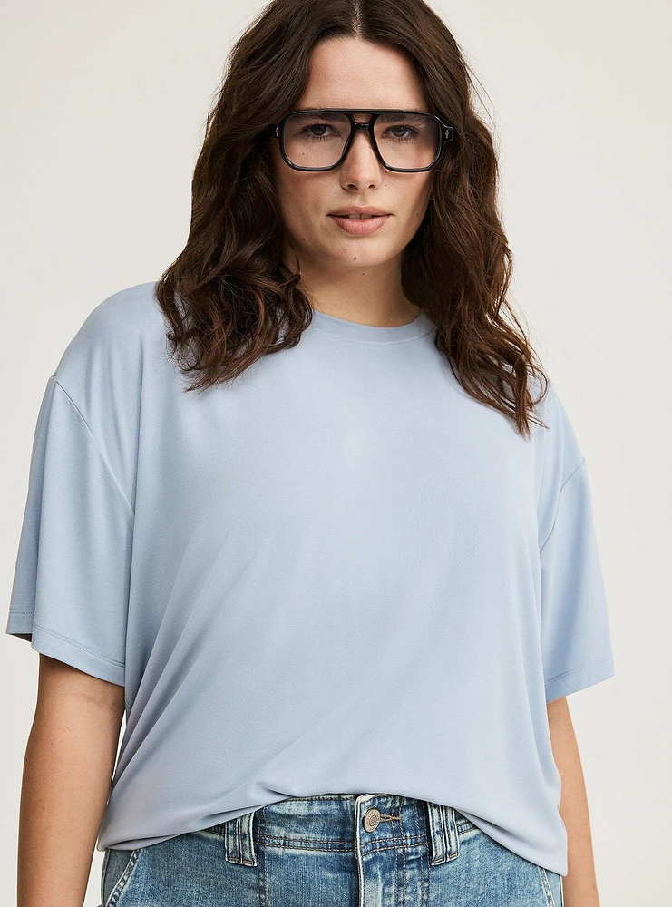 Relaxed Crew Jersey Tee