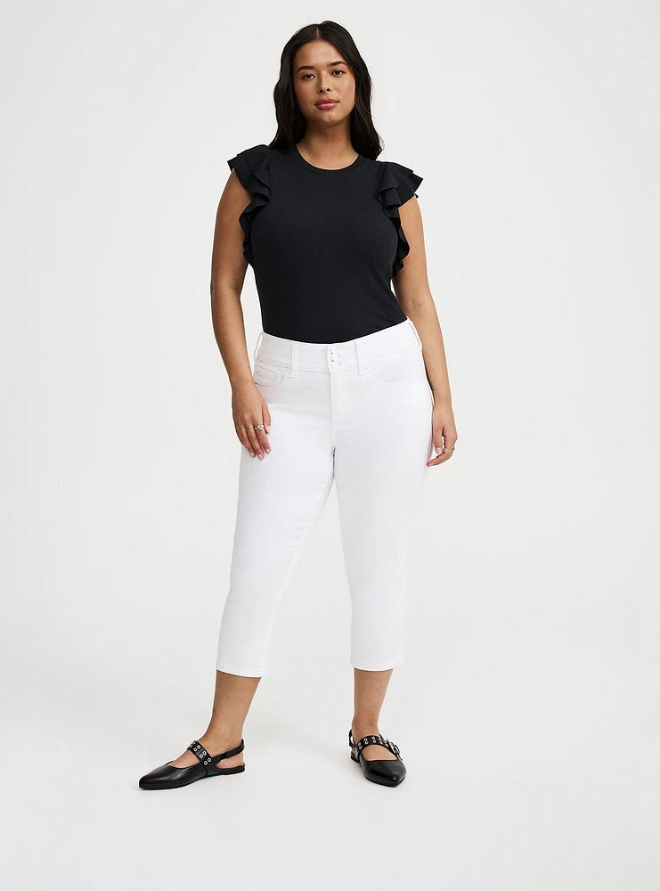 Double Flutter Sleeve Top