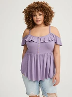 Off-Shoulder Babydoll Top