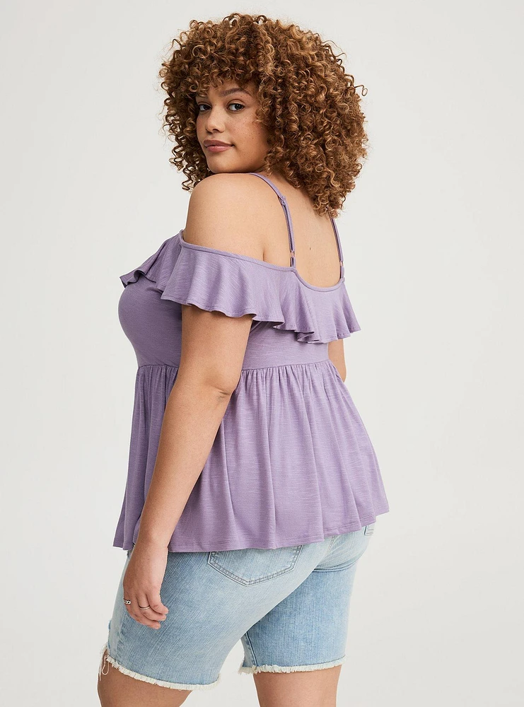 Off-Shoulder Babydoll Top