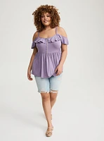 Off-Shoulder Babydoll Top