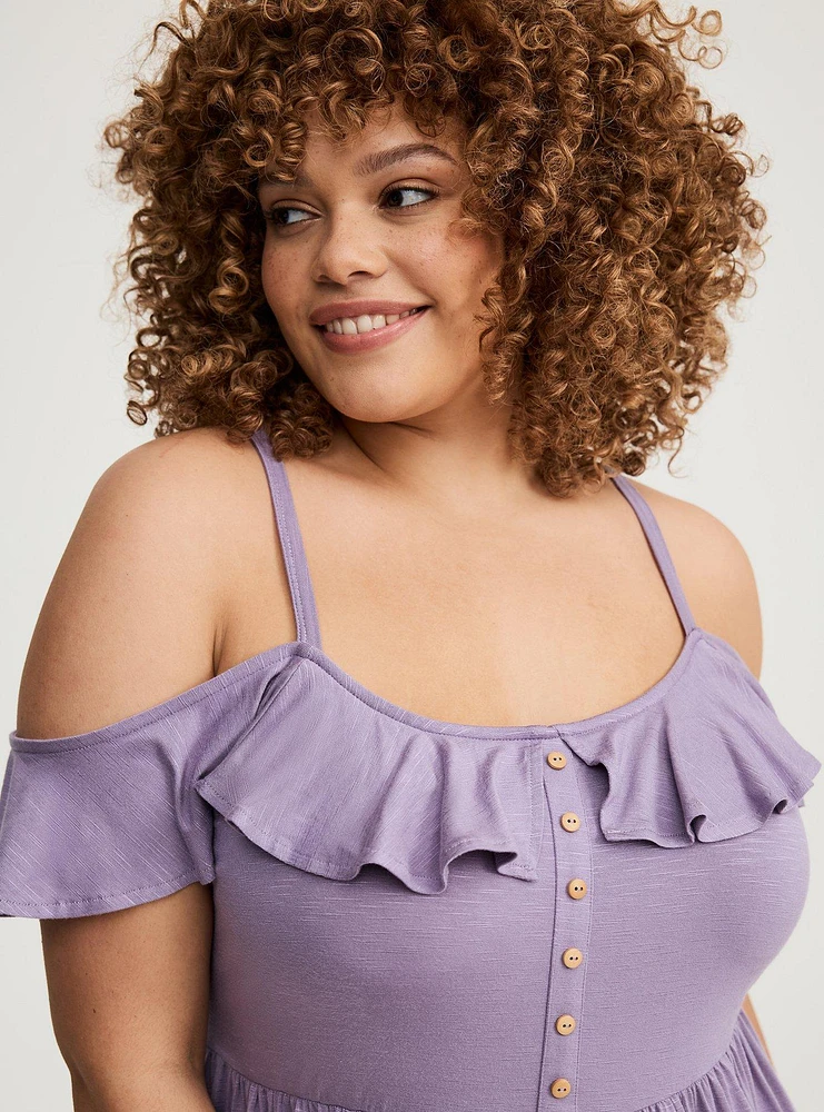 Off-Shoulder Babydoll Top