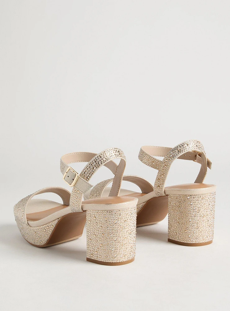 Embellished Platform Sandal