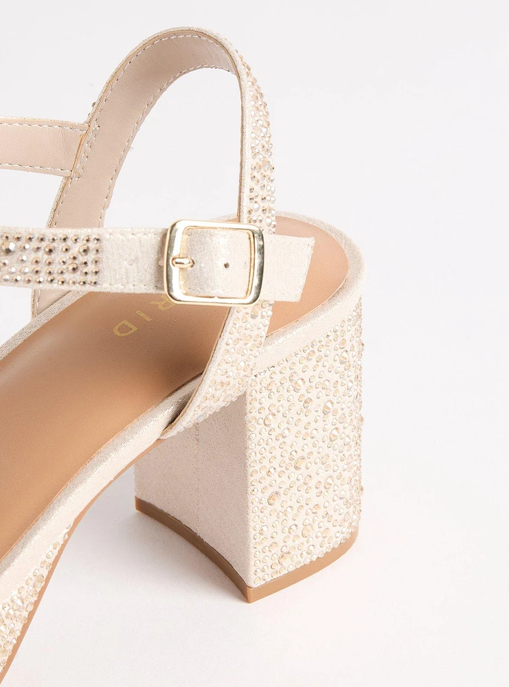 Embellished Platform Sandal