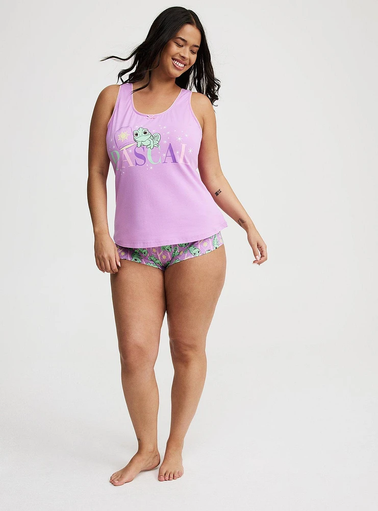 Tangled Pascal Lace Trim Sleep Tank