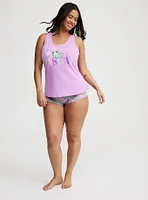 Tangled Pascal Lace Trim Sleep Tank