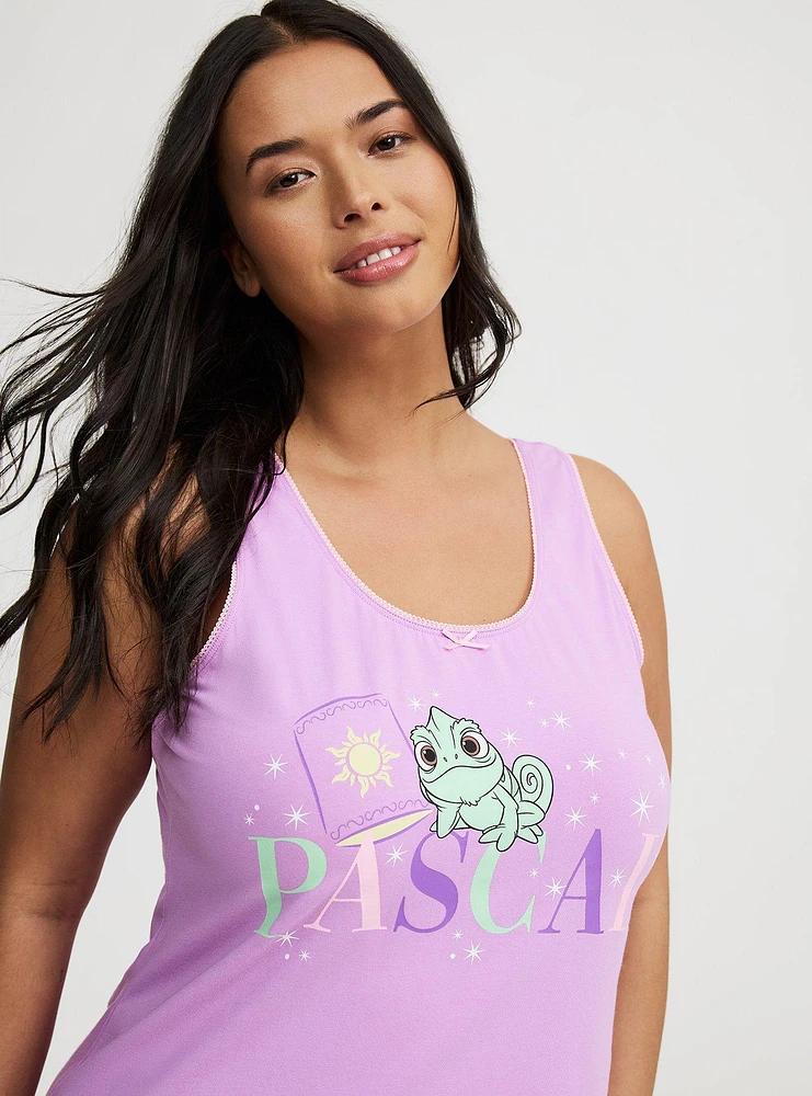 Tangled Pascal Lace Trim Sleep Tank
