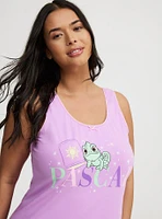 Tangled Pascal Lace Trim Sleep Tank