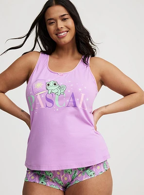 Tangled Pascal Lace Trim Sleep Tank