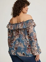 Off-Shoulder Ruffle Top