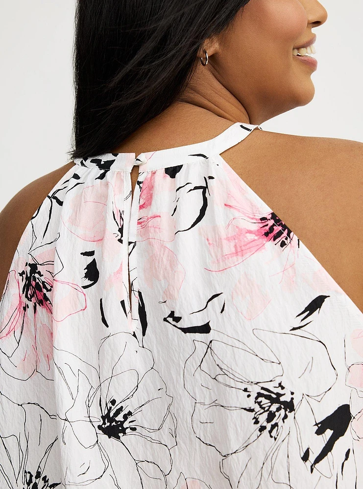 Goddess Neck Tiered Top