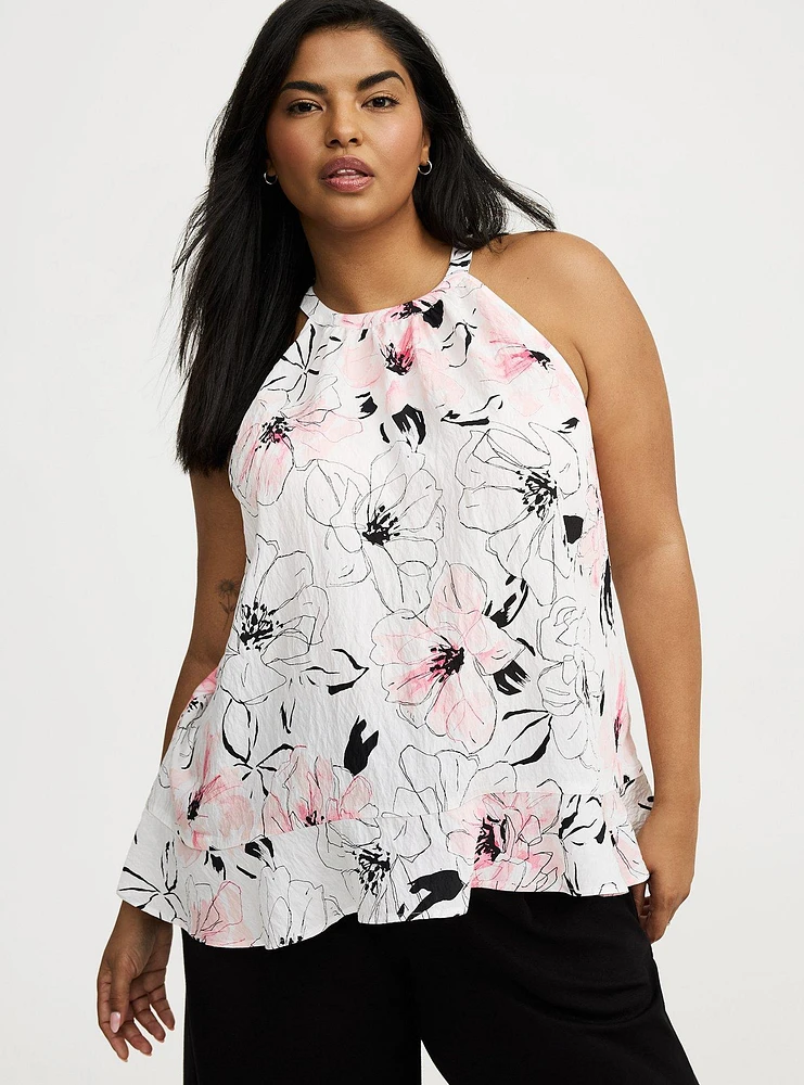Goddess Neck Tiered Top