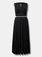Tank Crop Top & Maxi Skirt Set