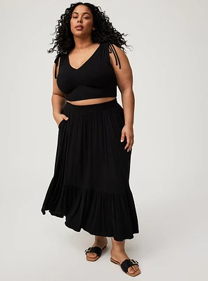 Tank Crop Top & Maxi Skirt Set