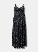 Cinch Front Maxi Dress