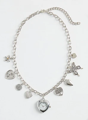 Watch Charm Necklace