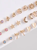 Mini Stud Earrings Set