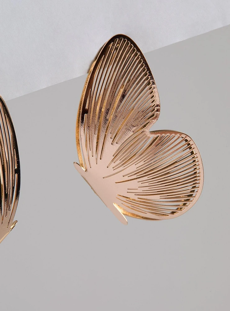 Butterfly Wings Statement Earring