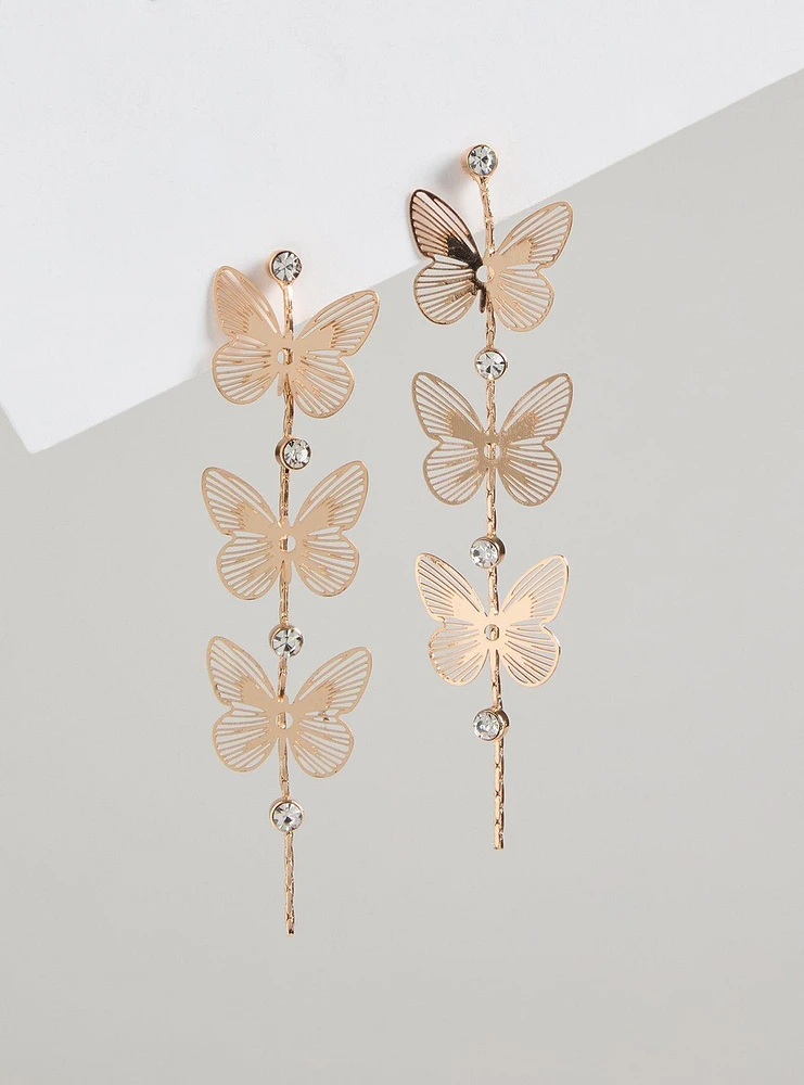 Butterfly Linear Earring