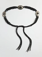 Braided Wetern Tie Belt