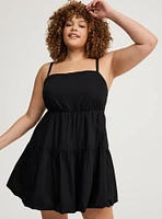 Bubble Hem Mini Dress