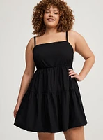 Bubble Hem Mini Dress