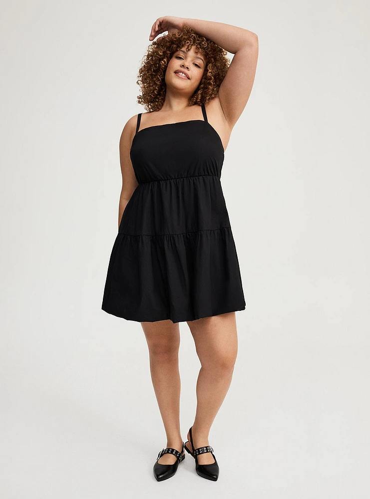 Bubble Hem Mini Dress