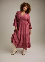 Festi Long Sleeve Maxi Dress