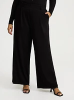 Pull-On High-Rise Wide Leg Pant