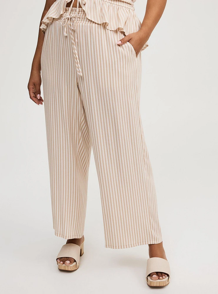 Straight Leg High-Rise Ankle Pant
