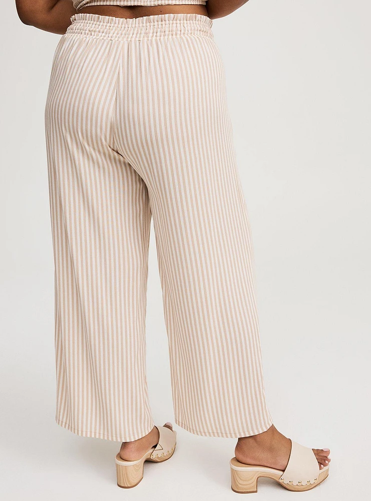 Straight Leg High-Rise Ankle Pant