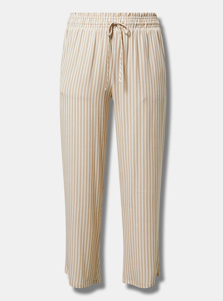 Straight Leg High-Rise Ankle Pant
