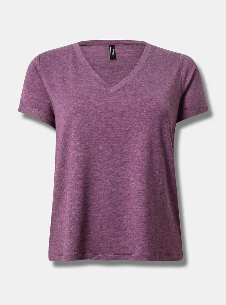 Lightweight French Terry V-Neck Lounge Tee
