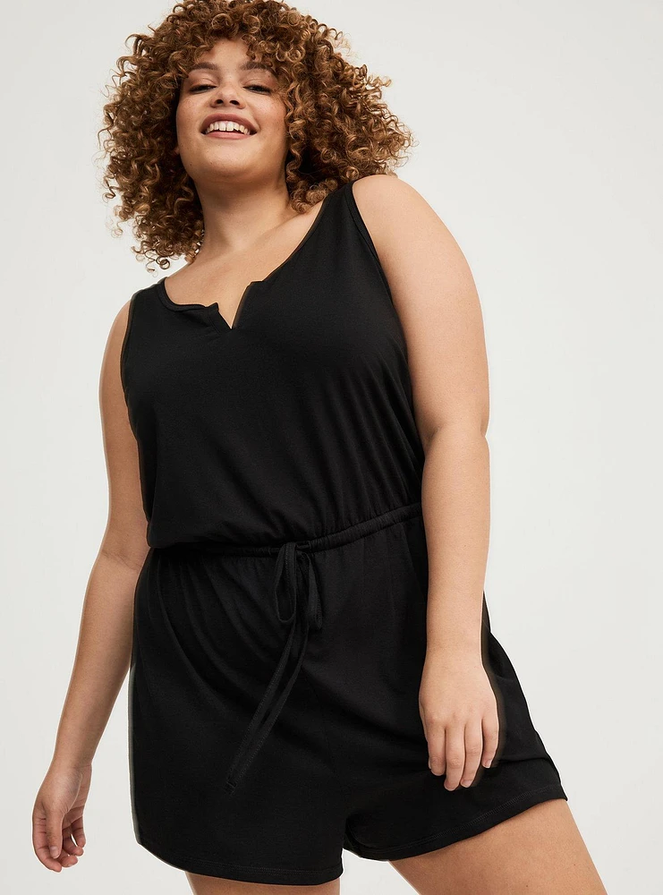 Cotton Modal Lounge Romper