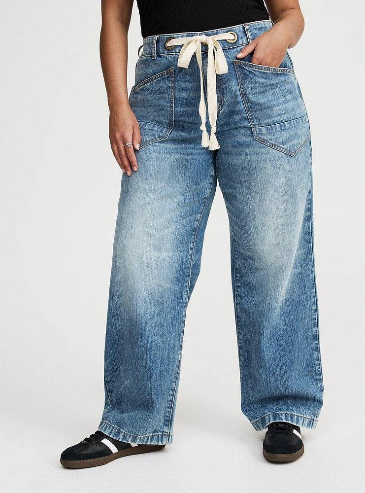 High-Rise Loose Straight Jean