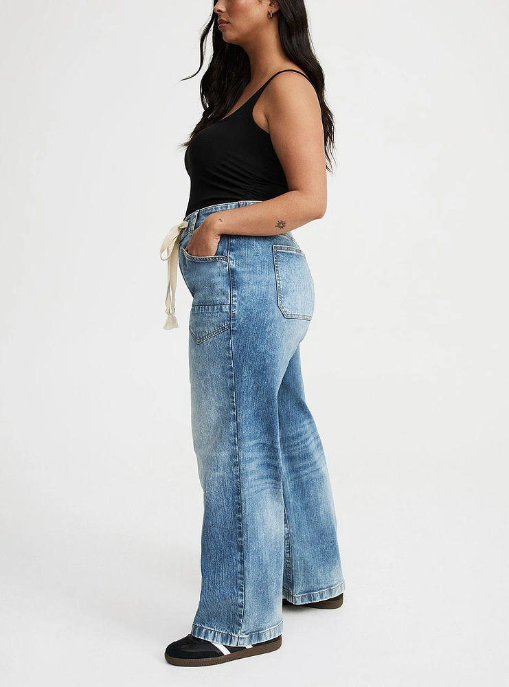 High-Rise Loose Straight Jean