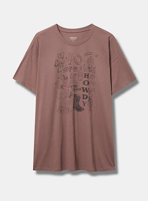 Western Icons Oversized Heritage Jersey Tunic Tee