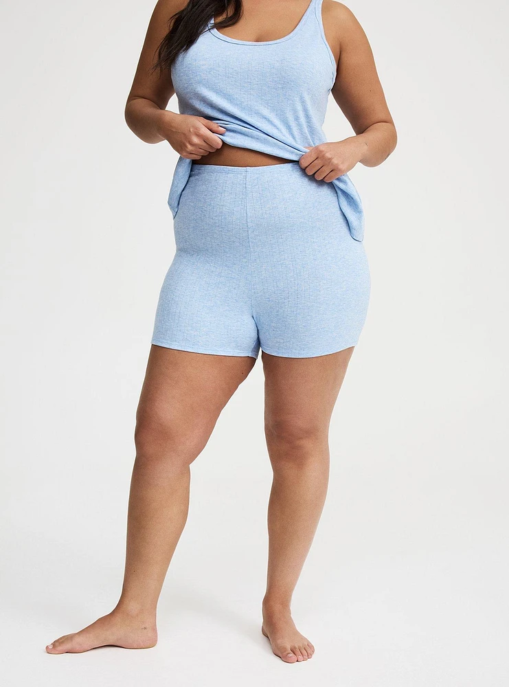 Pointelle Knit Sleep Shortie