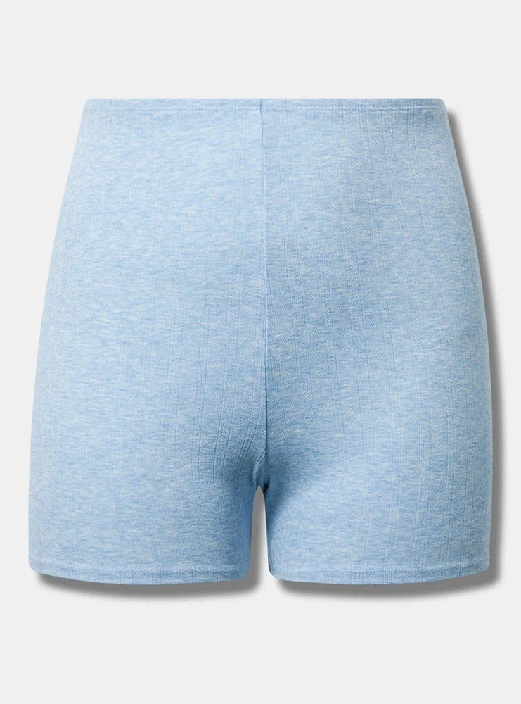 Pointelle Knit Sleep Shortie